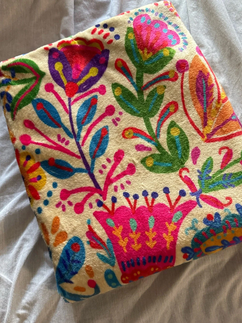 NATURAL LIFE fleece throw blanket